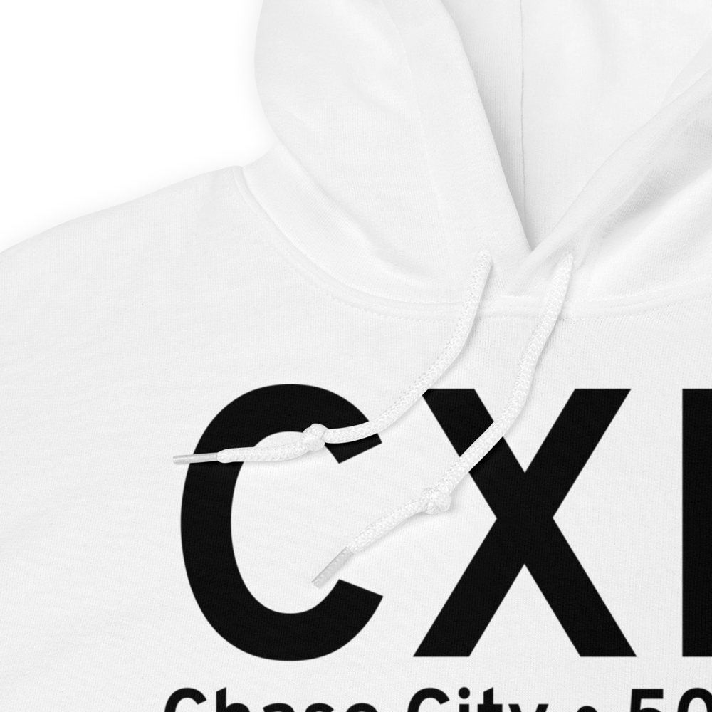 Chase City (KCXE) Airport Hoodie Sweatshirt 