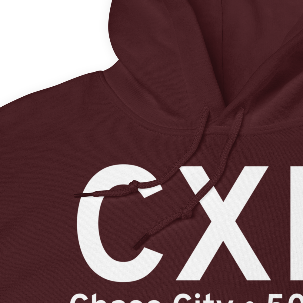 Chase City (KCXE) Airport Hoodie Sweatshirt 