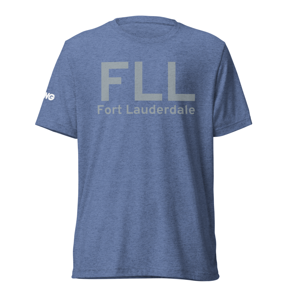 Fort Lauderdale (KFLL) Airport Tri-blend T-Shirt 