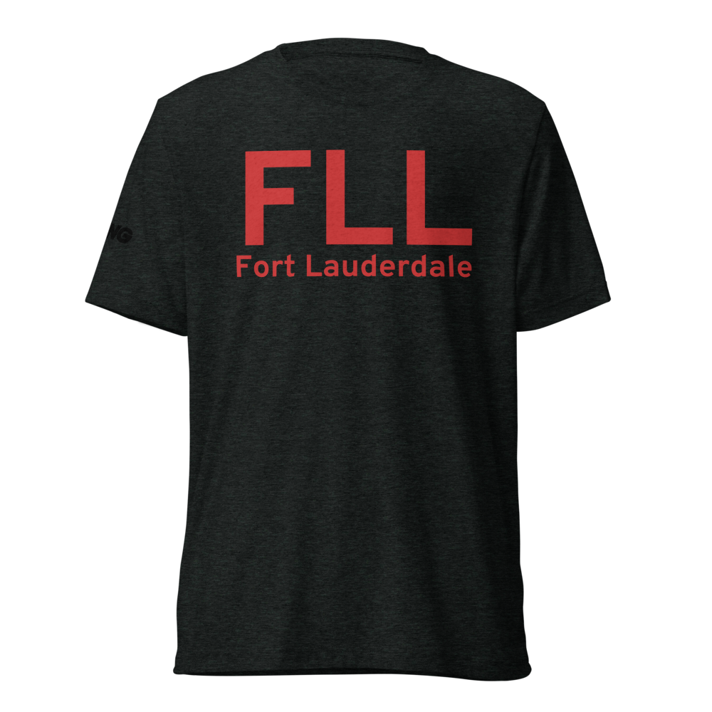 Fort Lauderdale (KFLL) Airport Tri-blend T-Shirt 