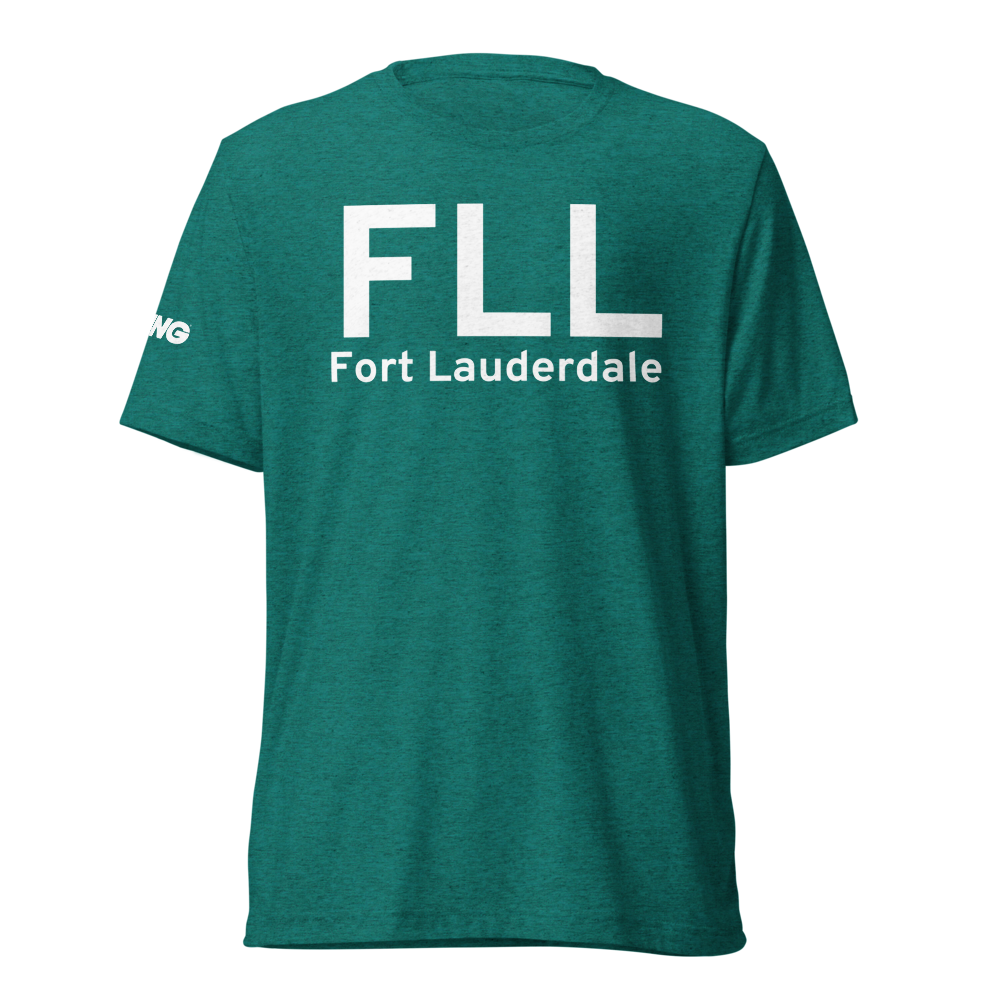 Fort Lauderdale (KFLL) Airport Tri-blend T-Shirt 