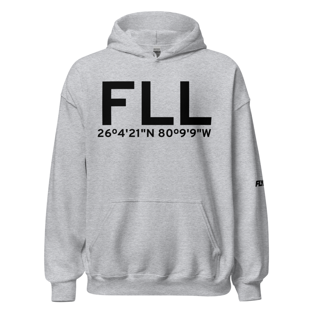 Fort Lauderdale (KFLL) Airport Hoodie Sweatshirt 