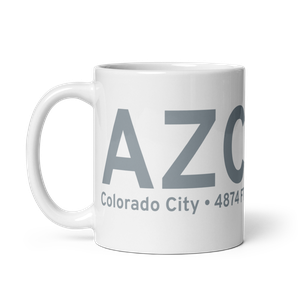 Colorado City (KAZC) Airport Mug