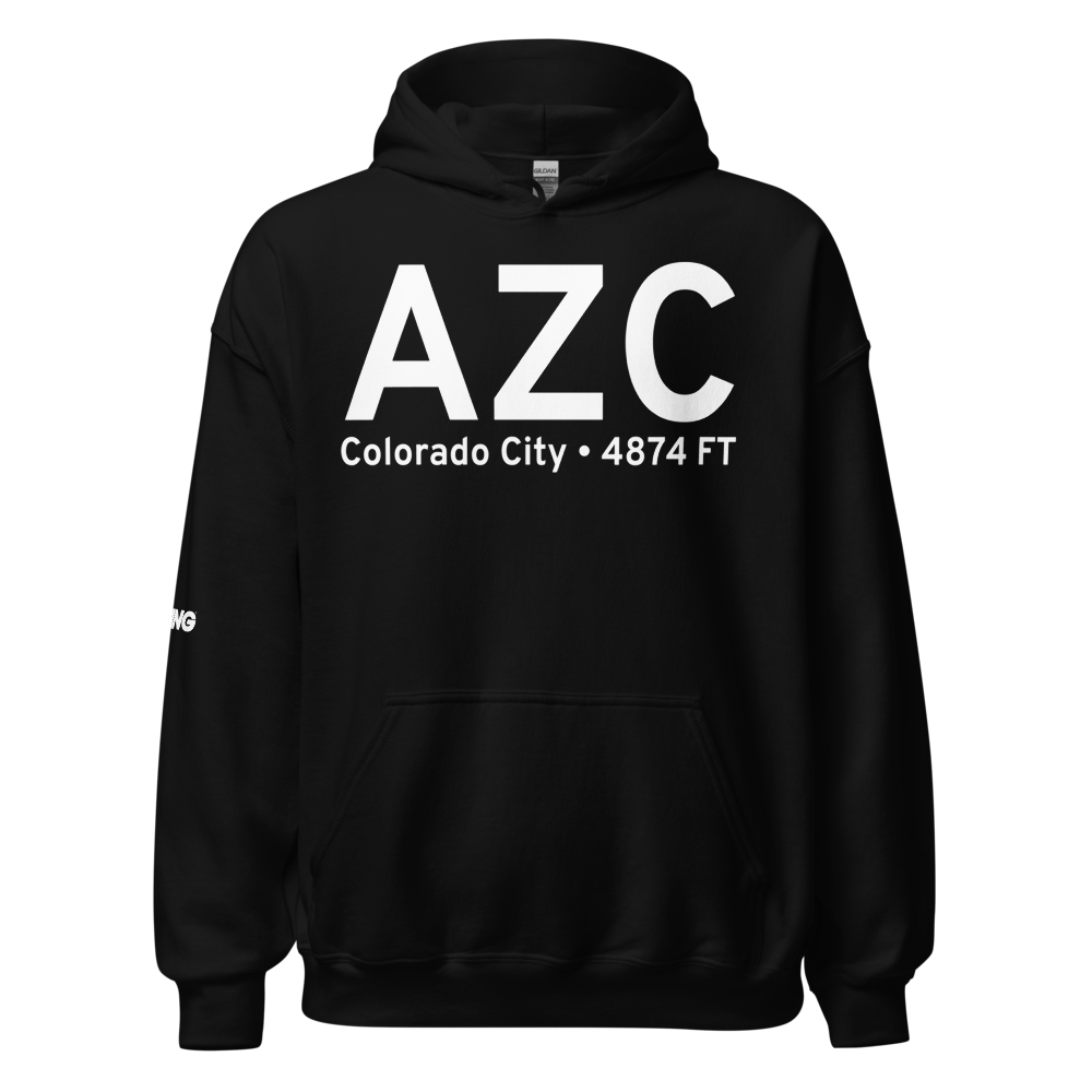 Colorado City (KAZC) Airport Hoodie Sweatshirt 