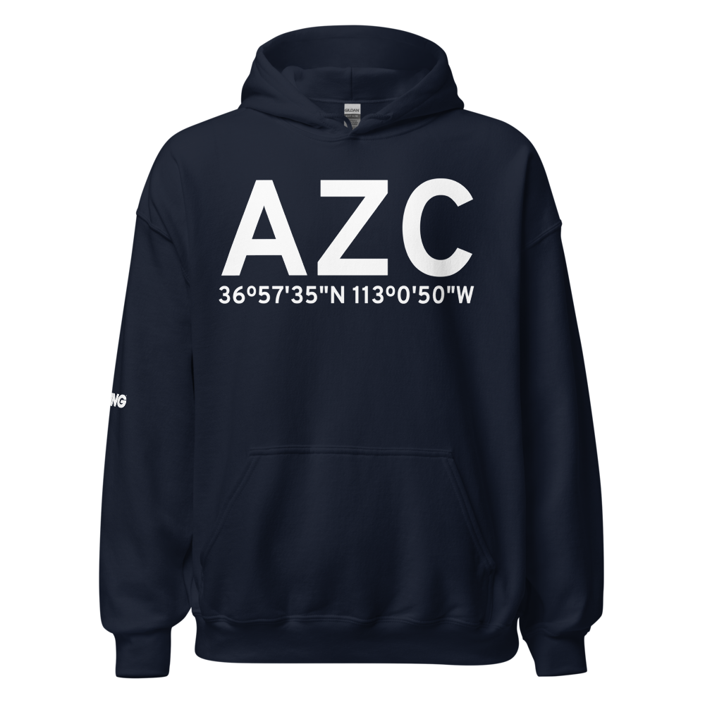 Colorado City (KAZC) Airport Hoodie Sweatshirt 