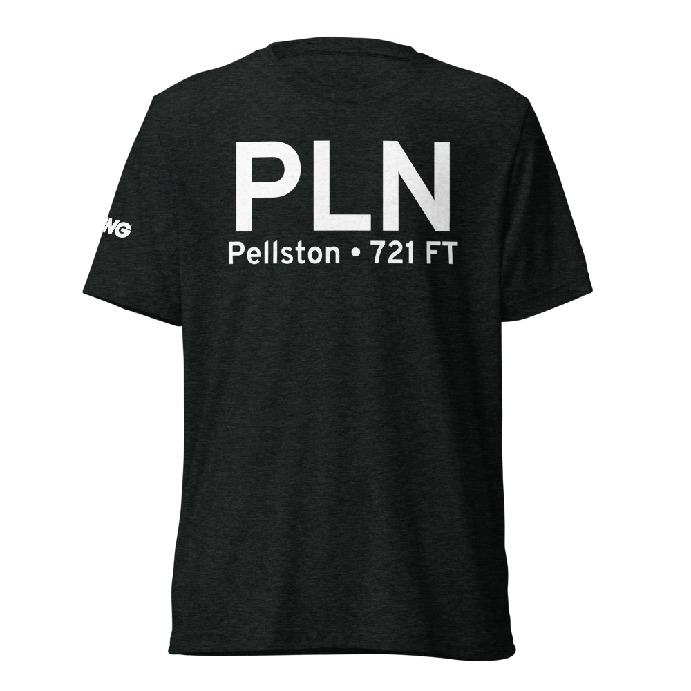 Pellston (KPLN) Airport Tri-blend T-Shirt 