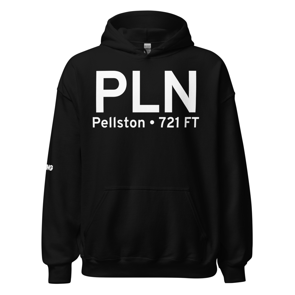 Pellston (KPLN) Airport Hoodie Sweatshirt 