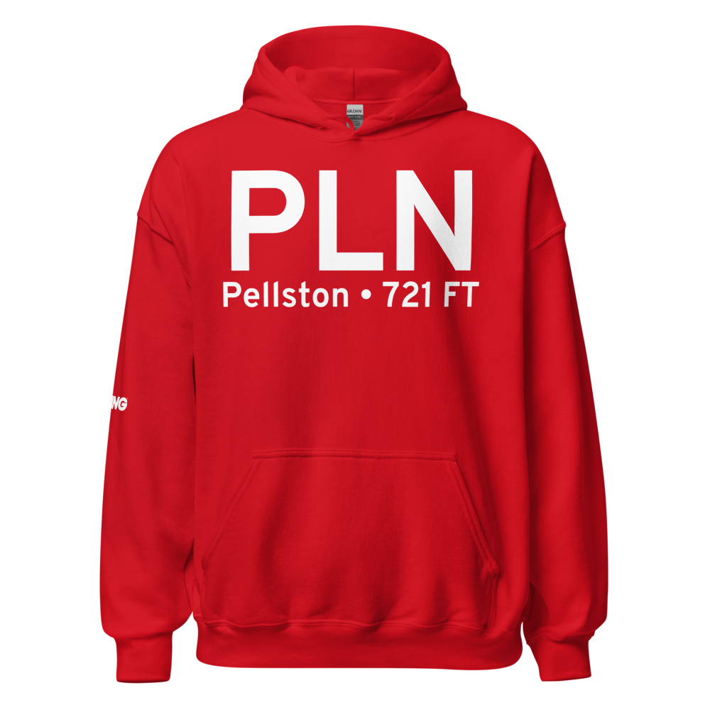 Pellston (KPLN) Airport Hoodie Sweatshirt 
