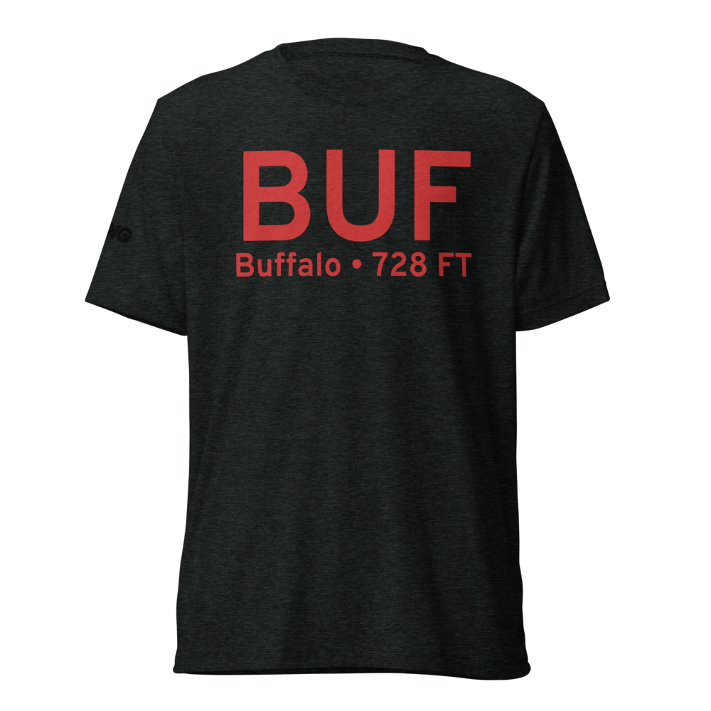 Buffalo (KBUF) Airport Tri-blend T-Shirt 