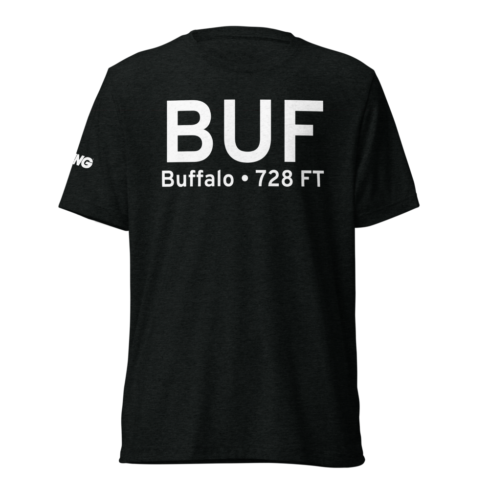 Buffalo (KBUF) Airport Tri-blend T-Shirt 