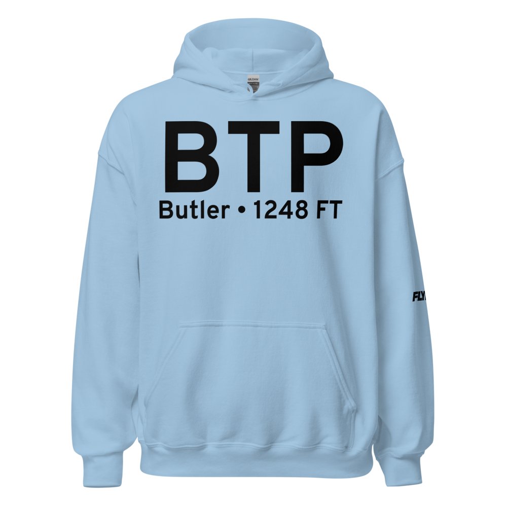Butler (KBTP) Airport Hoodie Sweatshirt 