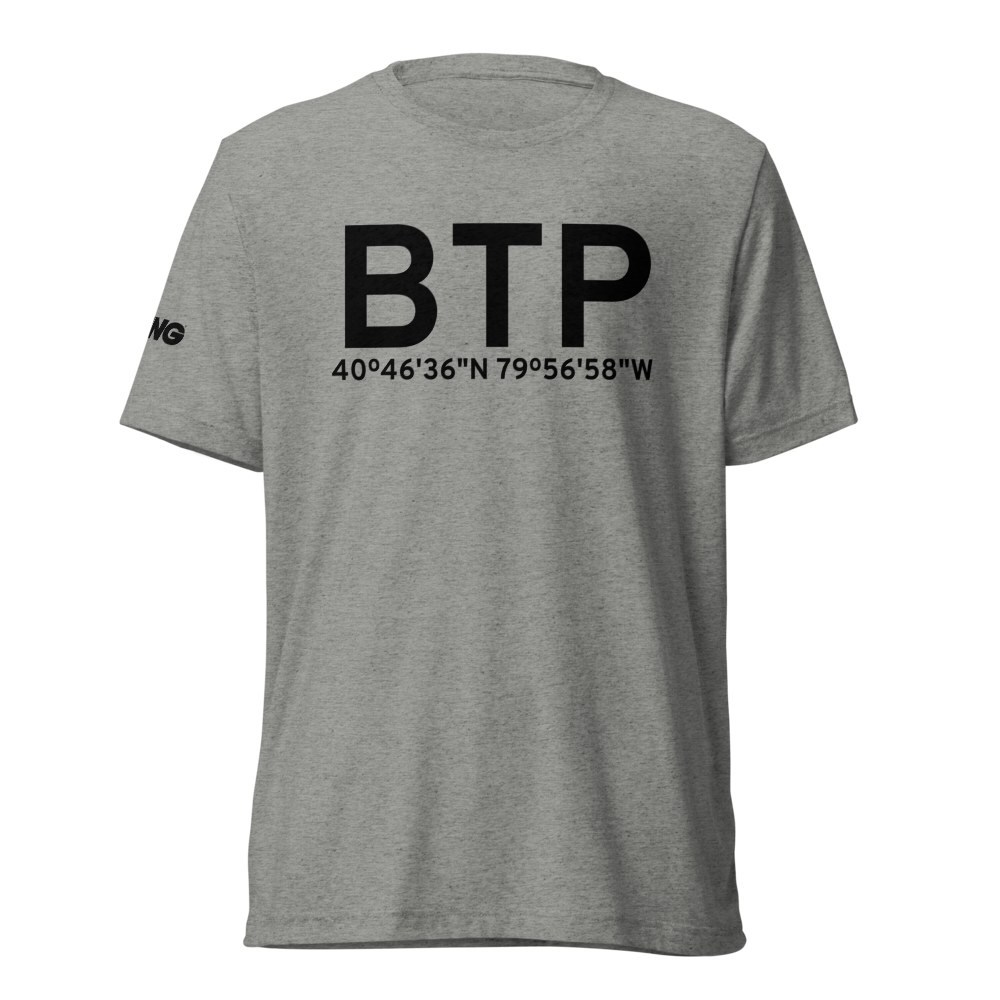 Butler (KBTP) Airport Tri-blend T-Shirt 