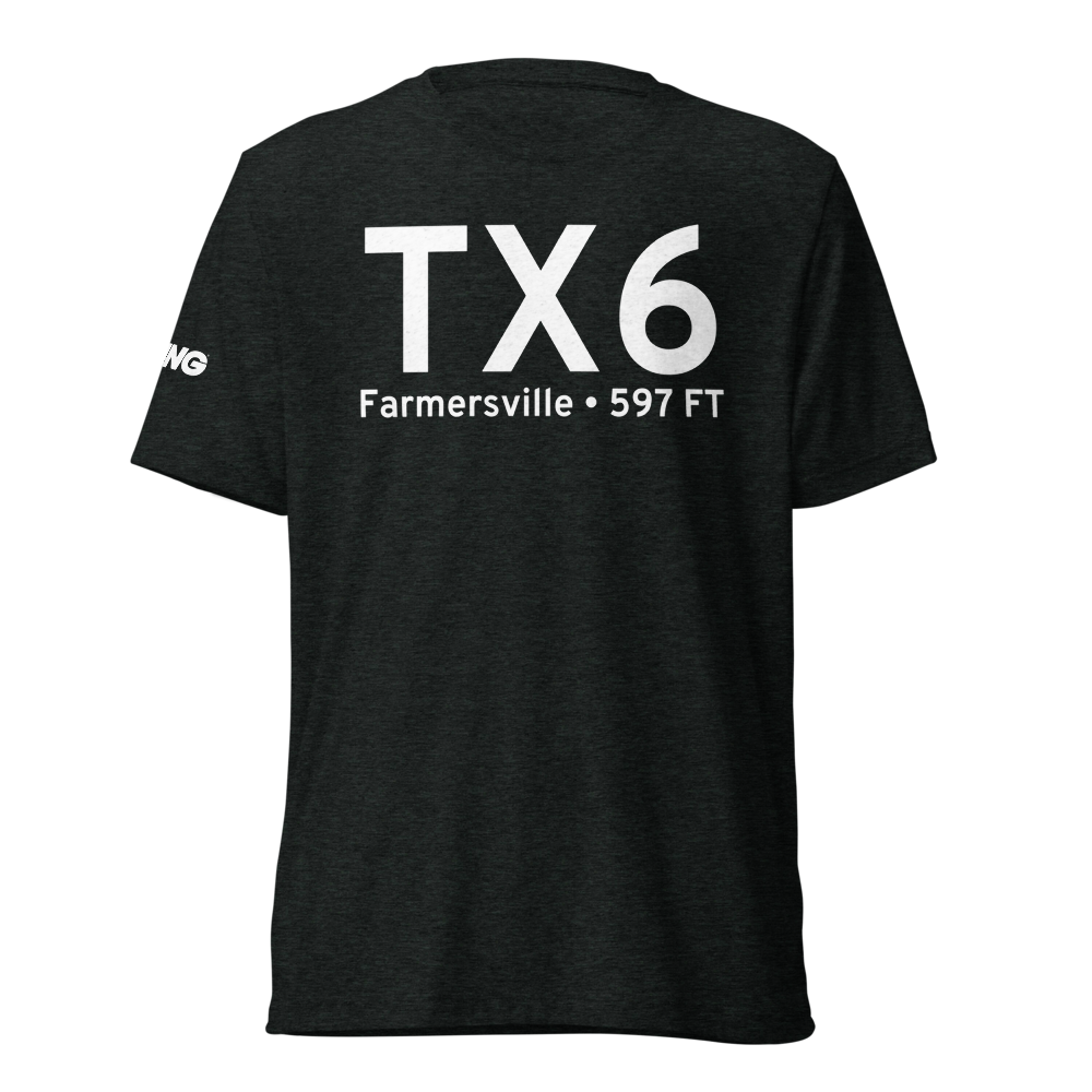 Farmersville (US-0459) Airport Tri-blend T-Shirt 