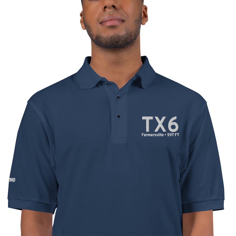 Farmersville (US-0459) Airport Port Authority Embroidered Polo Shirt 
