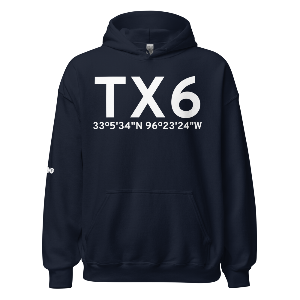 Farmersville (US-0459) Airport Hoodie Sweatshirt 