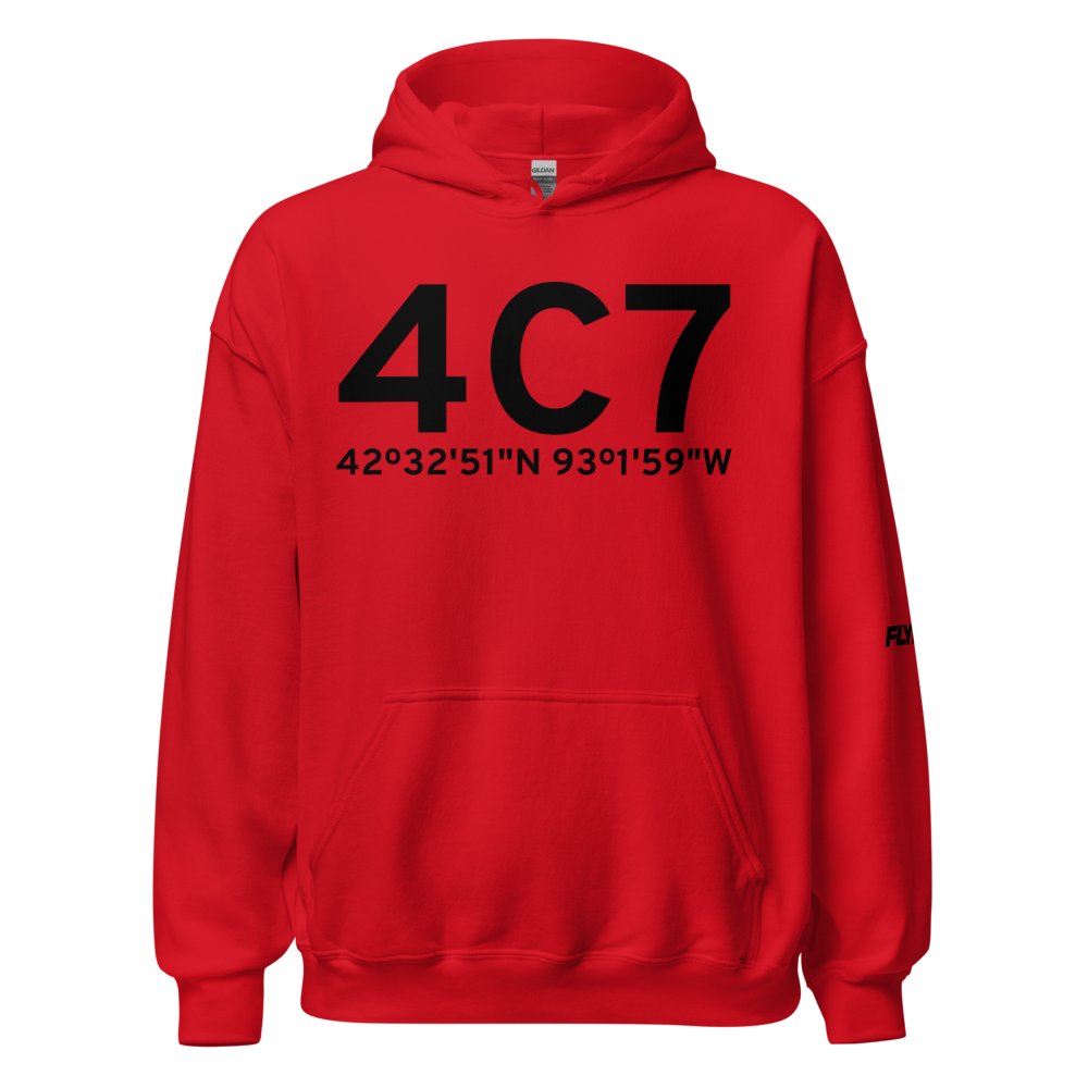 Ackley (4C7) Airport Hoodie Sweatshirt 