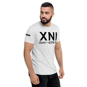 Zuni (KXNI) Airport Tri-blend T-Shirt