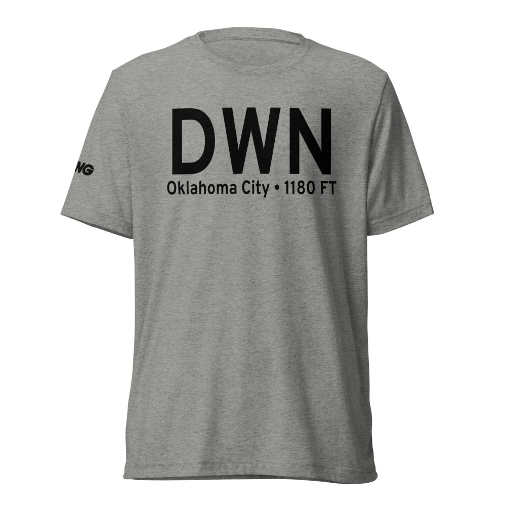 Oklahoma City (OK03) Airport Tri-blend T-Shirt 