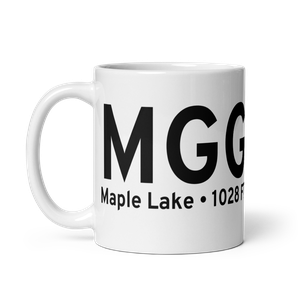 Maple Lake (KMGG) Airport Mug