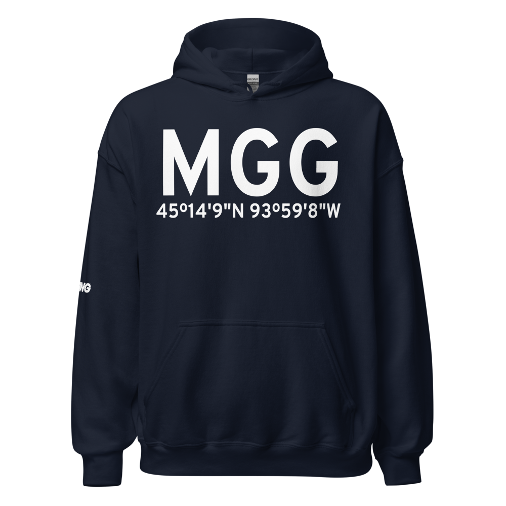 Maple Lake (KMGG) Airport Hoodie Sweatshirt 