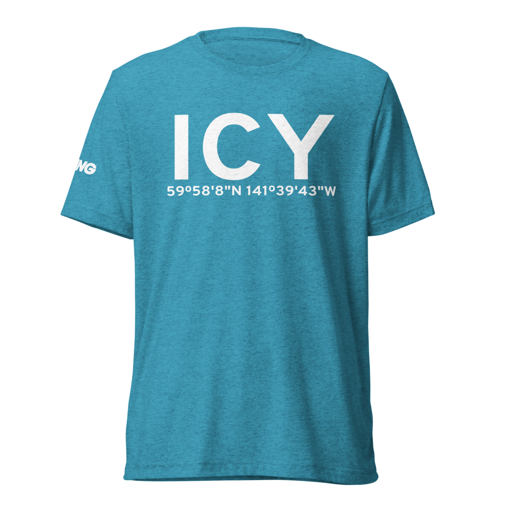 Icy Bay (19AK) Airport Tri-blend T-Shirt 