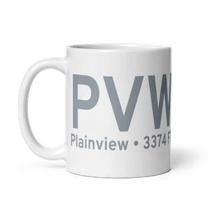 Plainview (KPVW) Airport Mug