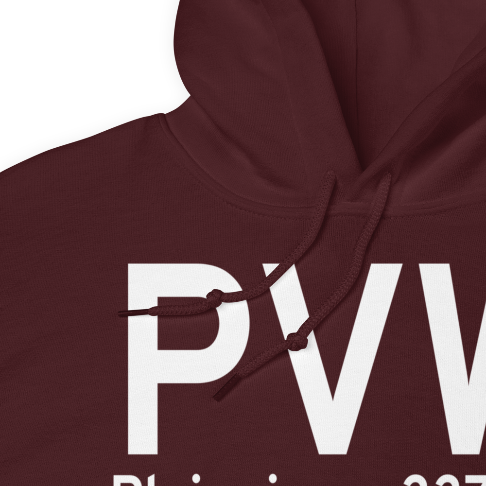 Plainview (KPVW) Airport Hoodie Sweatshirt 