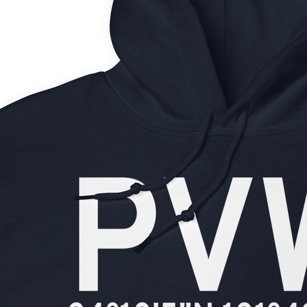 Plainview (KPVW) Airport Hoodie Sweatshirt 