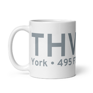 York (KTHV) Airport Mug
