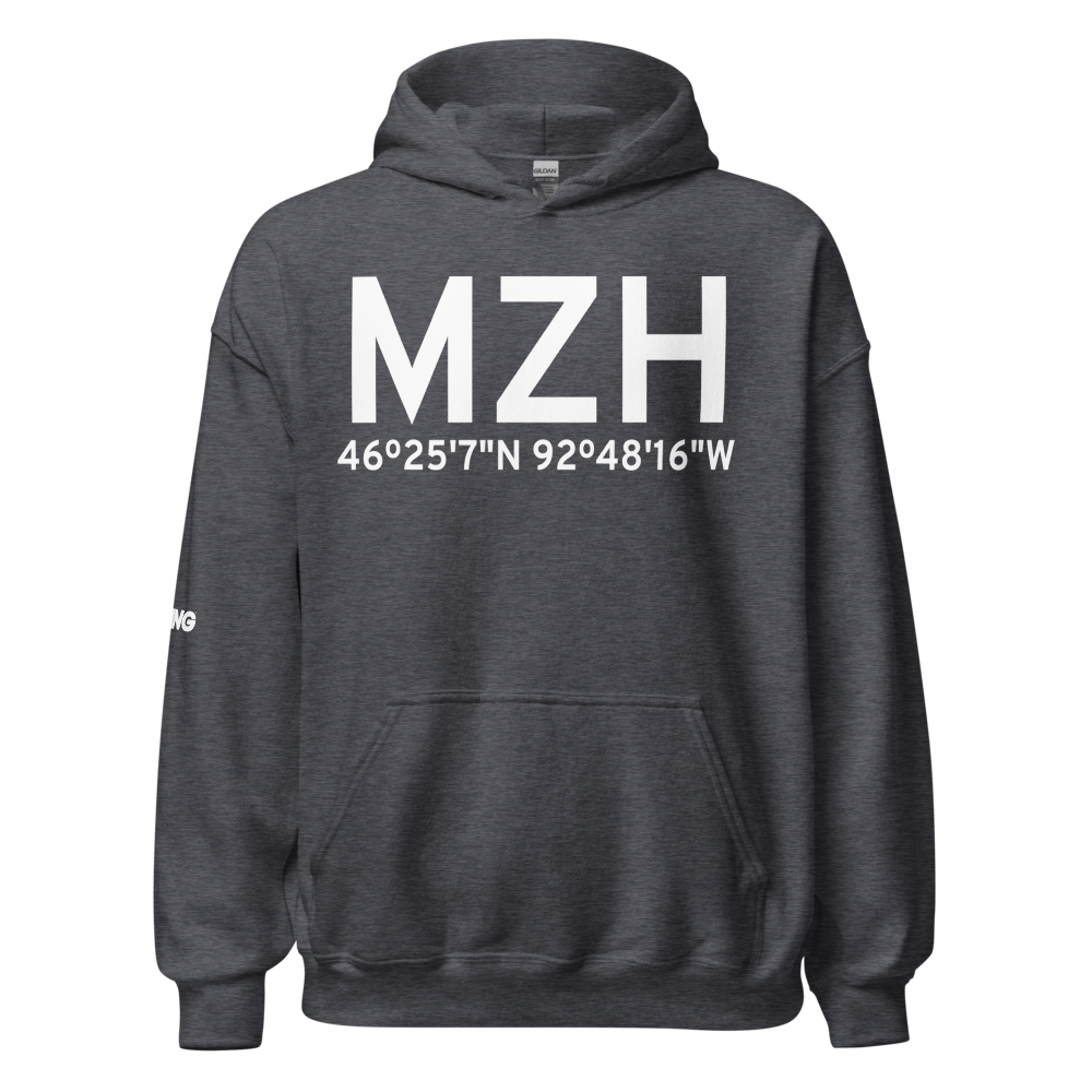 Moose Lake (KMZH) Airport Hoodie Sweatshirt 