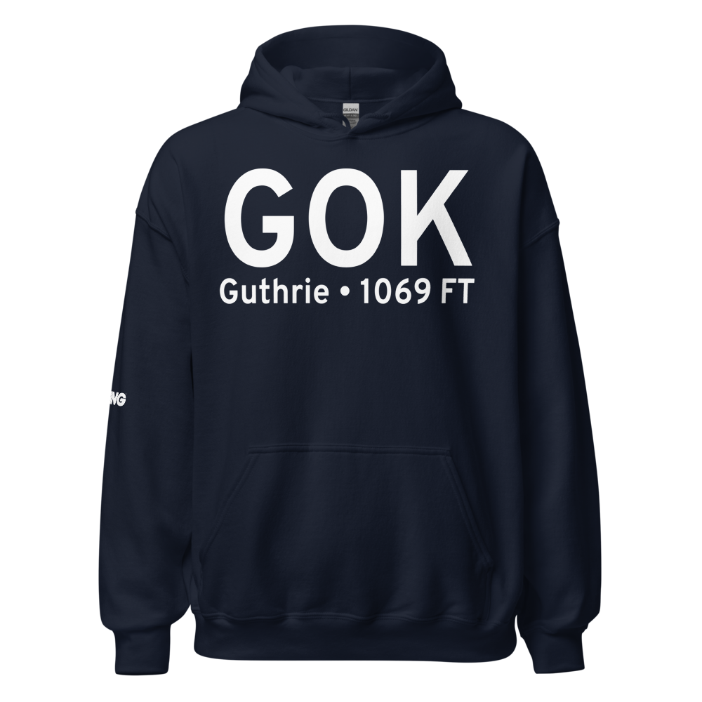 Guthrie (KGOK) Airport Hoodie Sweatshirt 