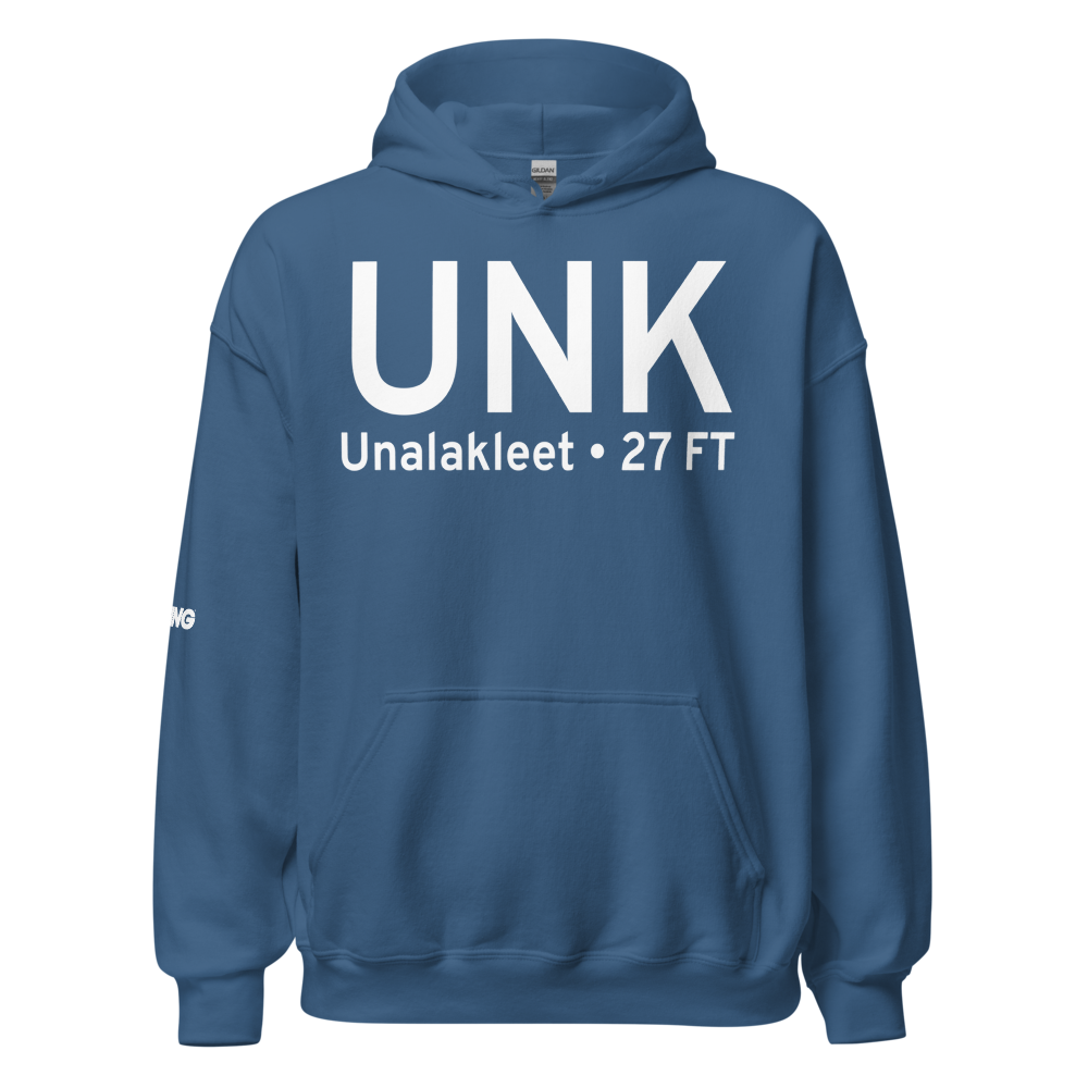 Unalakleet (PAUN) Airport Hoodie Sweatshirt 