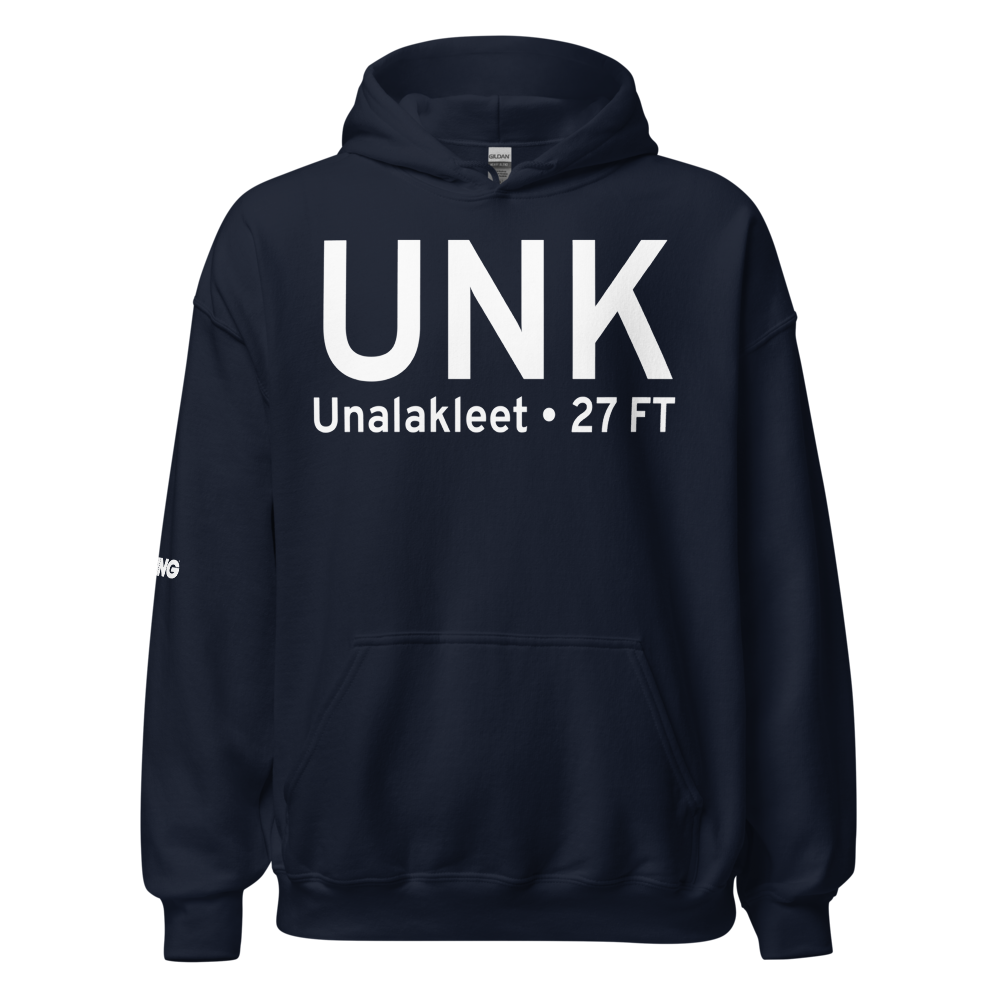 Unalakleet (PAUN) Airport Hoodie Sweatshirt 