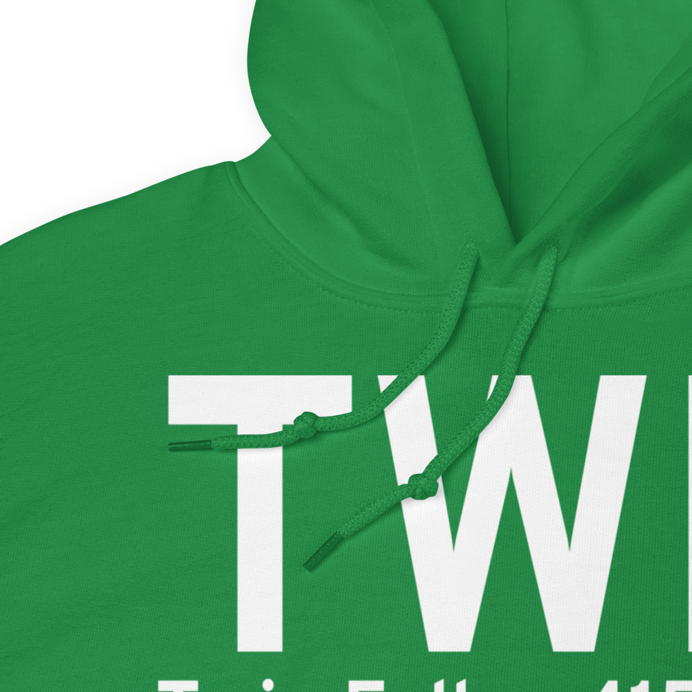 Twin Falls (KTWF) Airport Hoodie Sweatshirt 