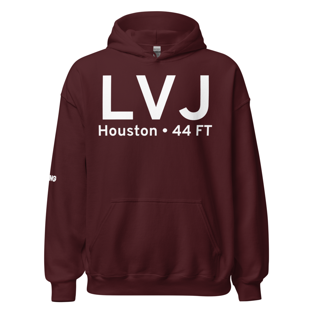 Houston (KLVJ) Airport Hoodie Sweatshirt 