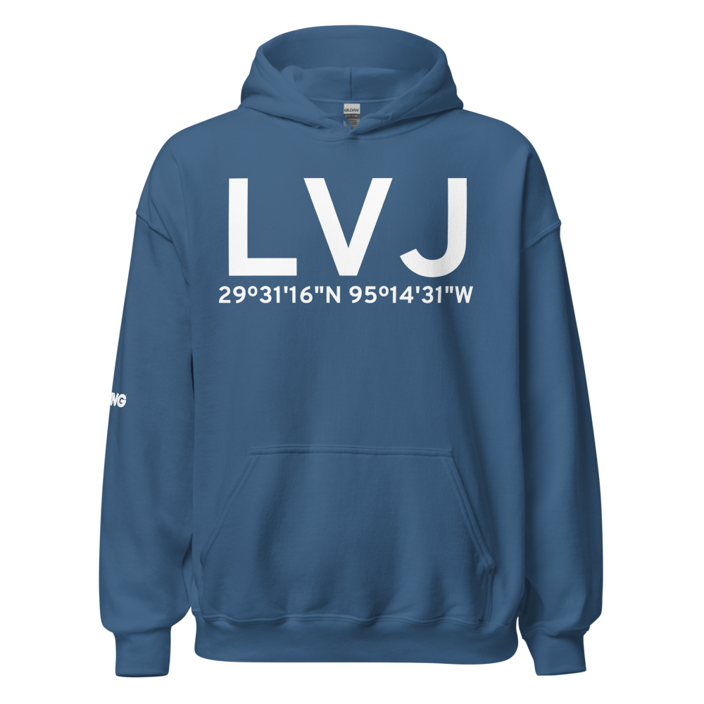 Houston (KLVJ) Airport Hoodie Sweatshirt 
