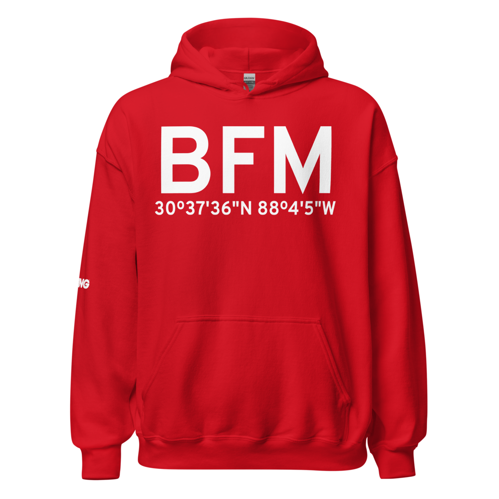 Mobile (KBFM) Airport Hoodie Sweatshirt 