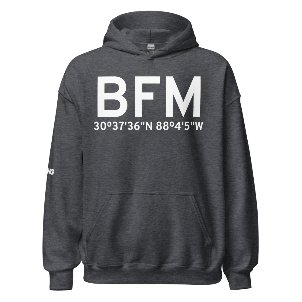 Mobile (KBFM) Airport Hoodie Sweatshirt 