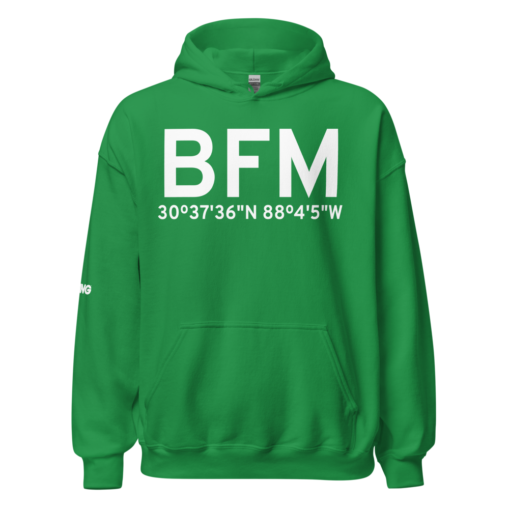Mobile (KBFM) Airport Hoodie Sweatshirt 