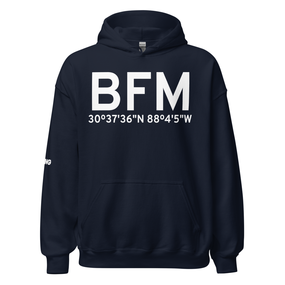 Mobile (KBFM) Airport Hoodie Sweatshirt 