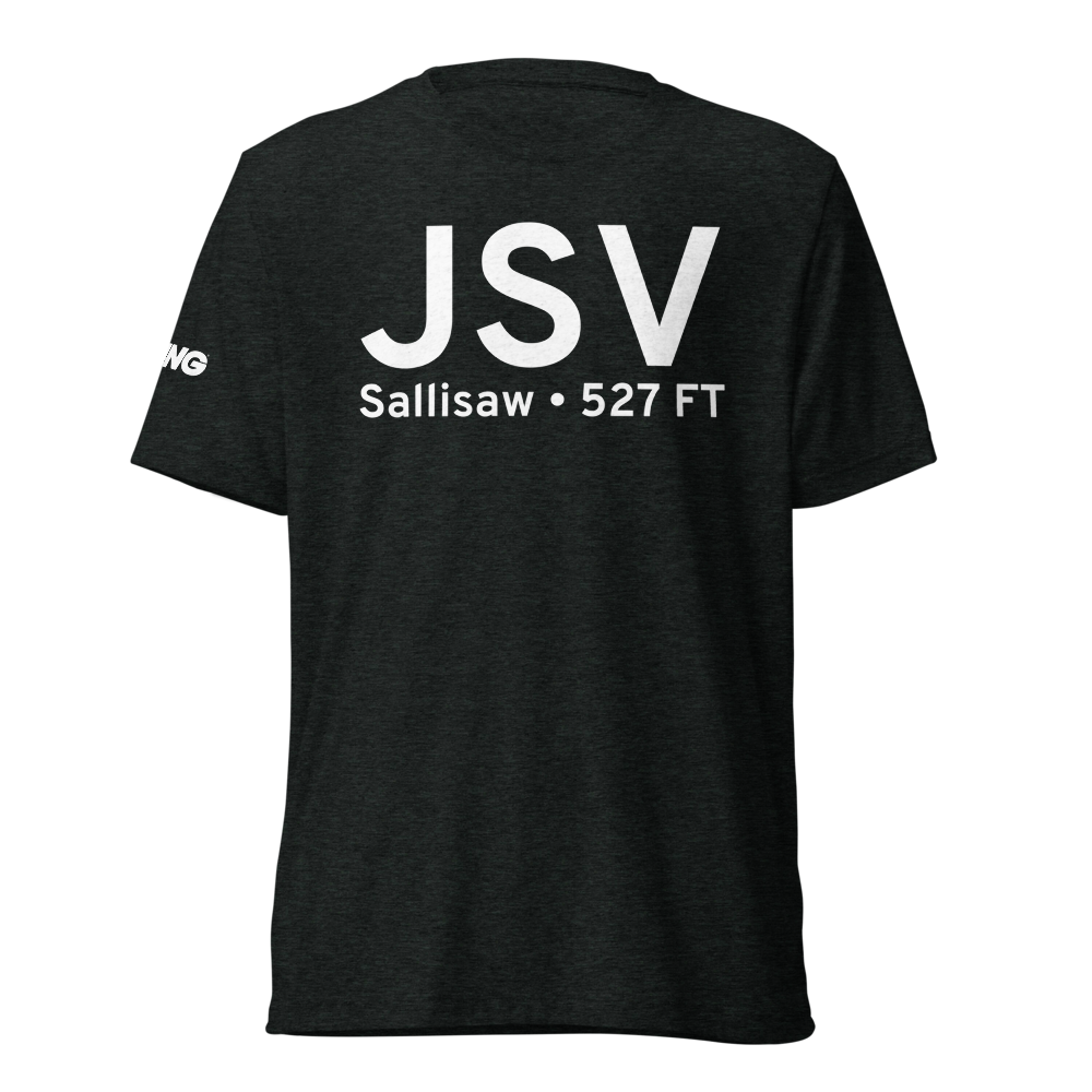 Sallisaw (KJSV) Airport Tri-blend T-Shirt 
