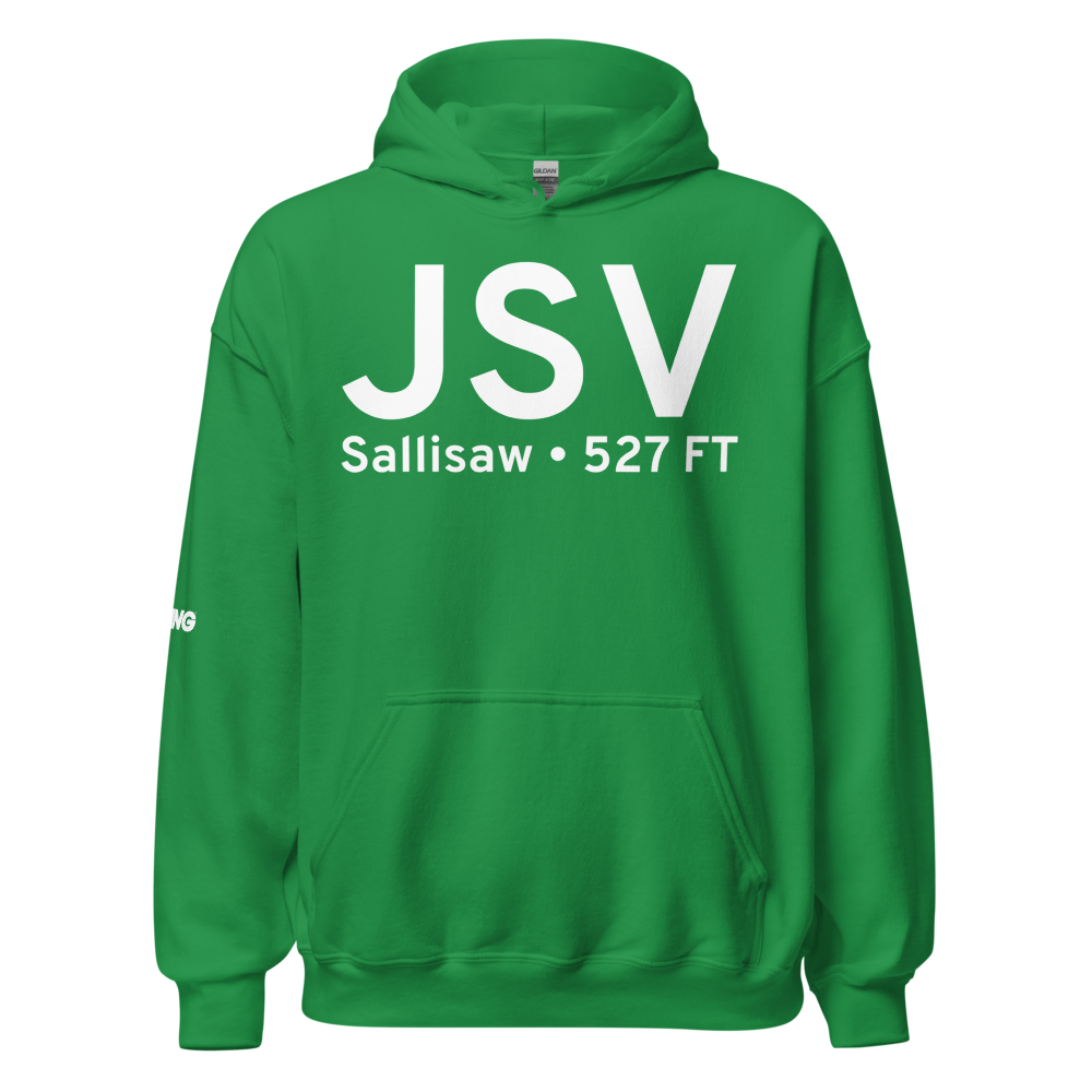 Sallisaw (KJSV) Airport Hoodie Sweatshirt 