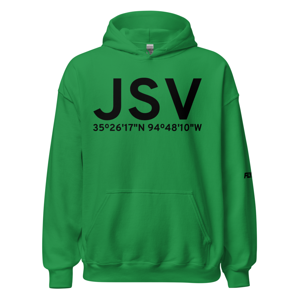 Sallisaw (KJSV) Airport Hoodie Sweatshirt 