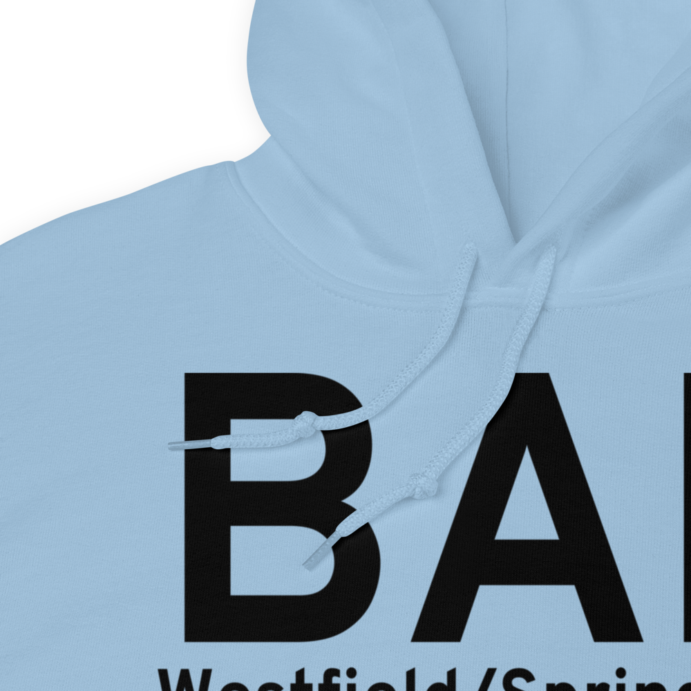 Westfield/Springfield (KBAF) Airport Hoodie Sweatshirt 