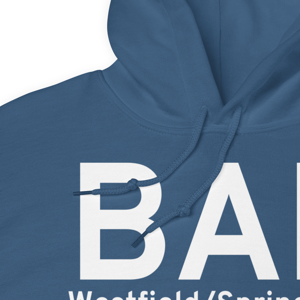 Westfield/Springfield (KBAF) Airport Hoodie Sweatshirt 
