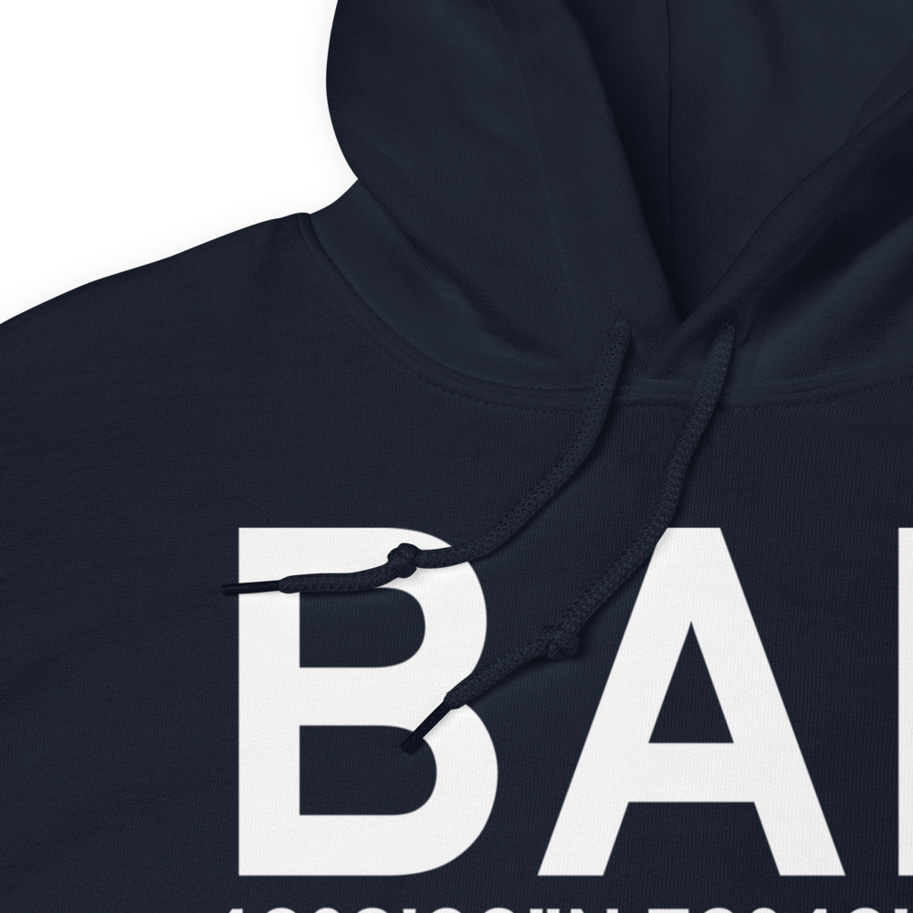 Westfield/Springfield (KBAF) Airport Hoodie Sweatshirt 