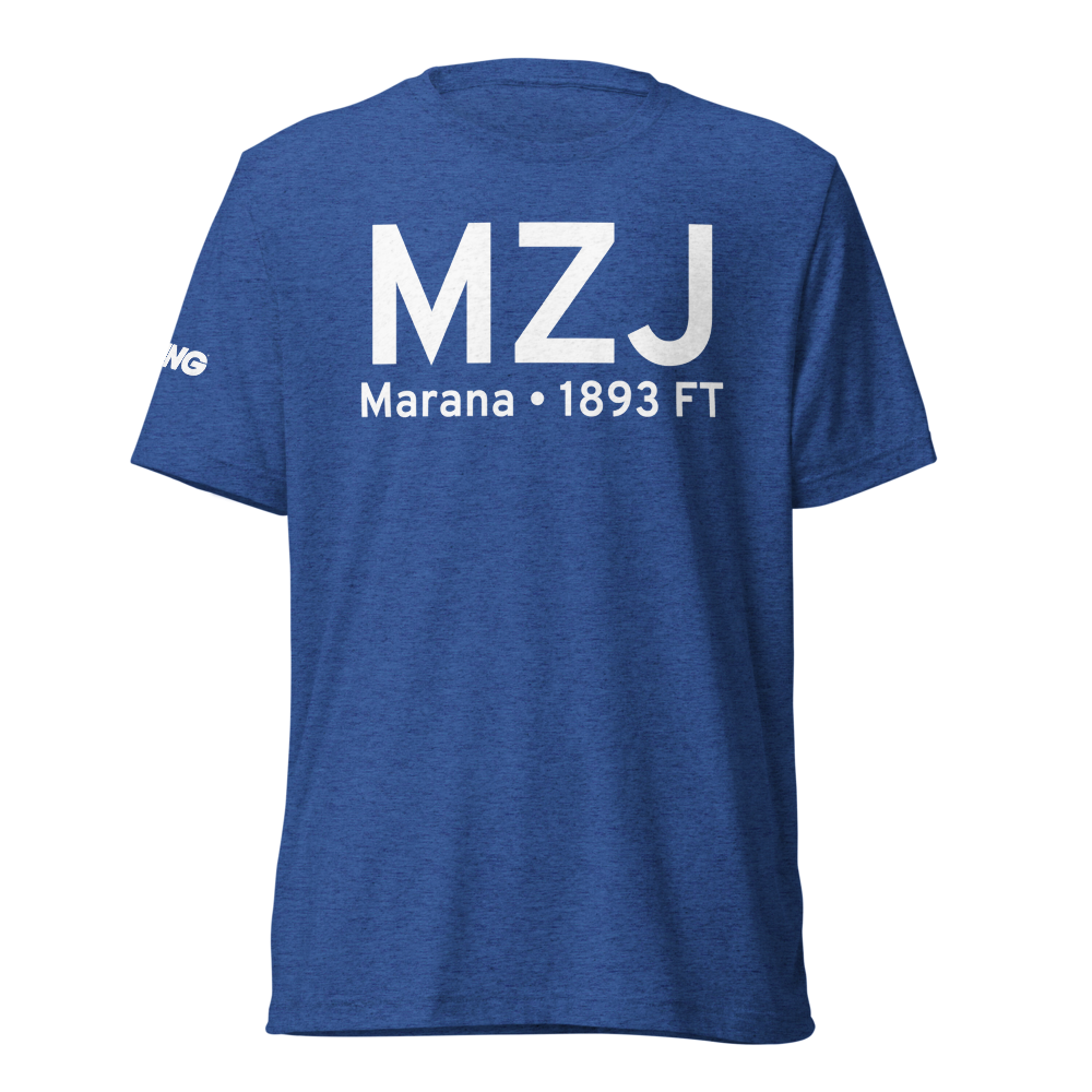 Marana (KMZJ) Airport Tri-blend T-Shirt 
