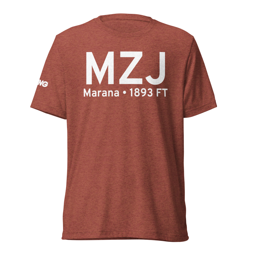 Marana (KMZJ) Airport Tri-blend T-Shirt 
