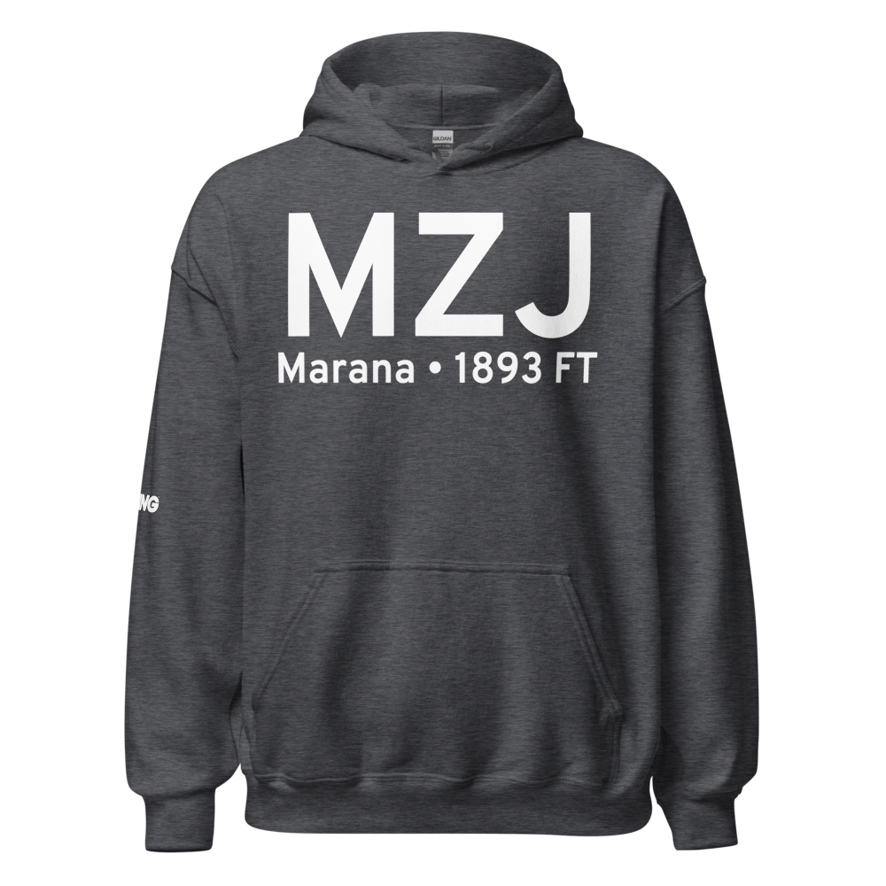 Marana (KMZJ) Airport Hoodie Sweatshirt 
