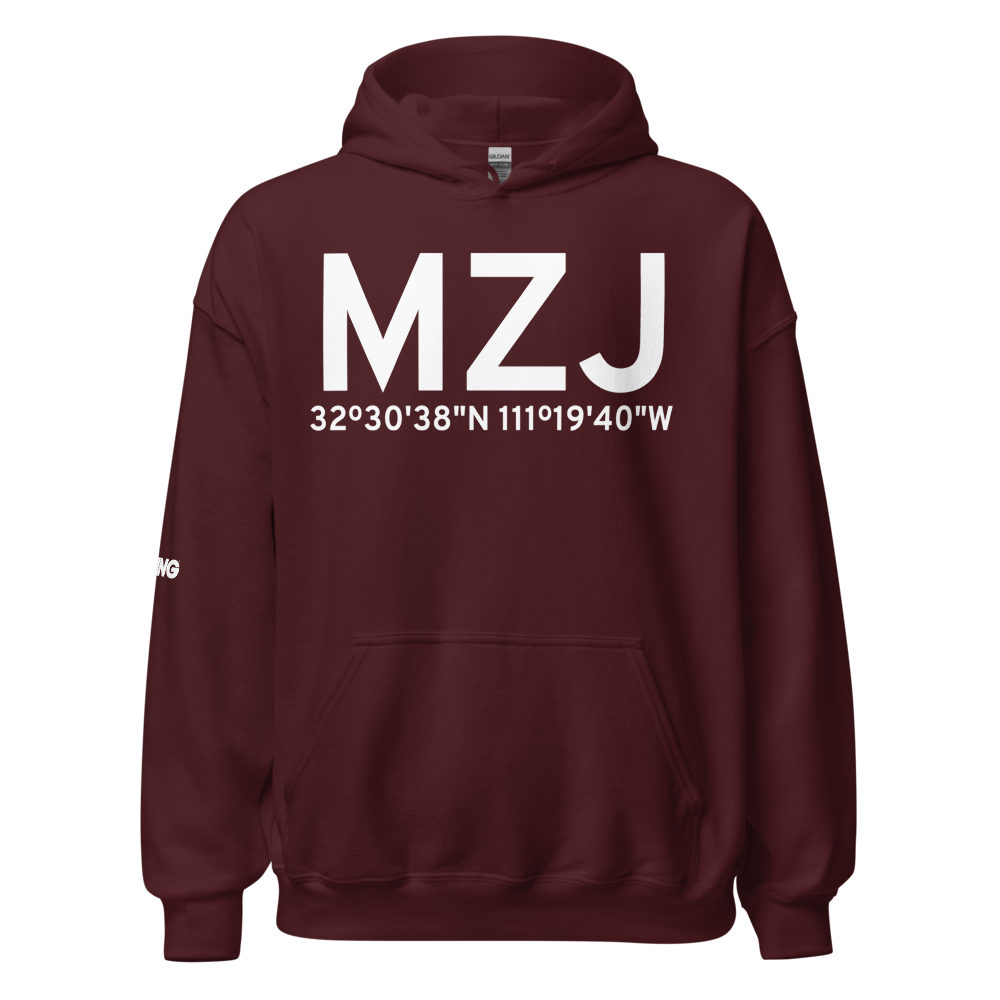 Marana (KMZJ) Airport Hoodie Sweatshirt 